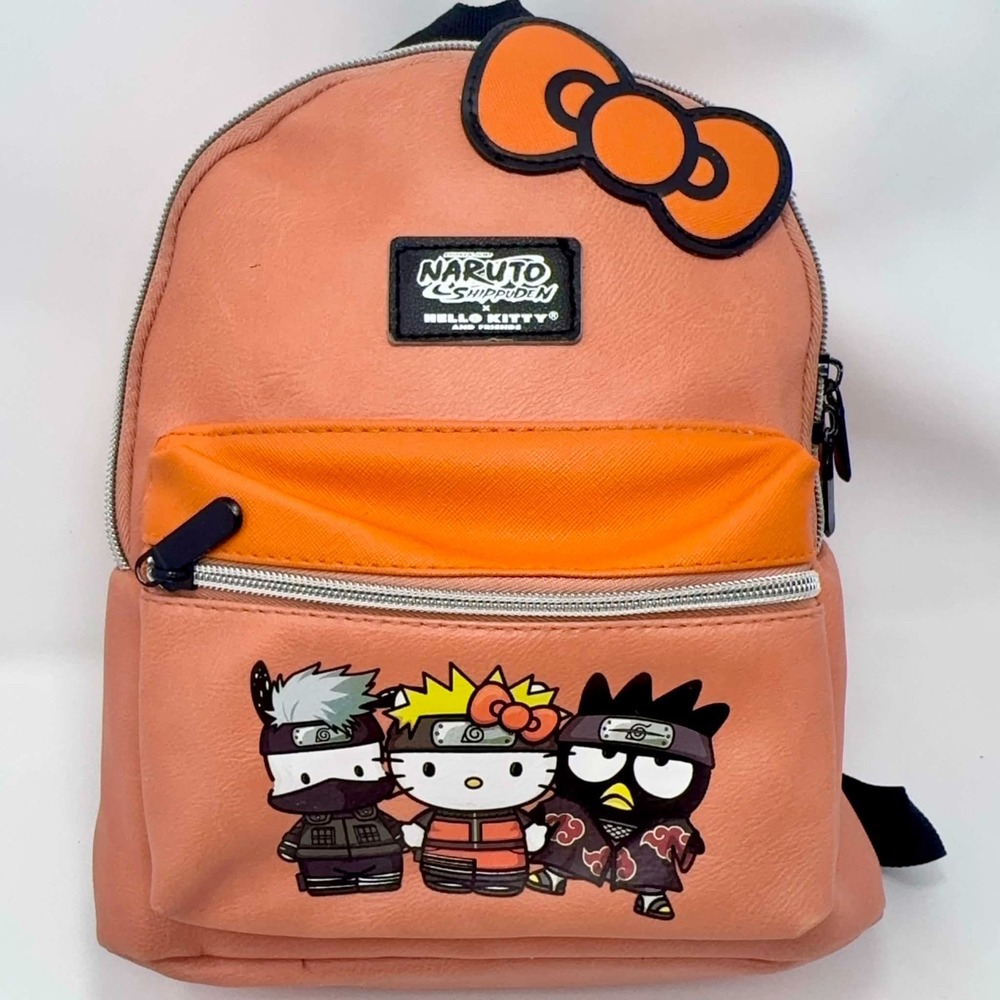 Naruto Shippuden x Hello Kitty Mini Backpack Badtz Maru Kakashi Sanrio 2022